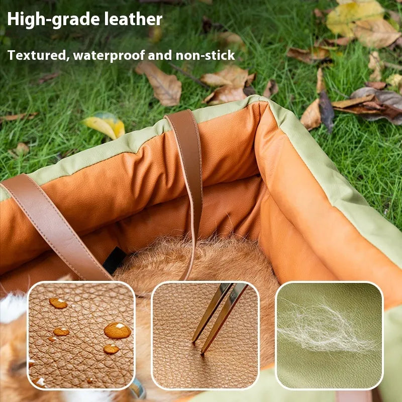 Portable Car Pet Safety Chair for Dogs & Cats – Washable Travel Pet Seat (55×50×45cm)