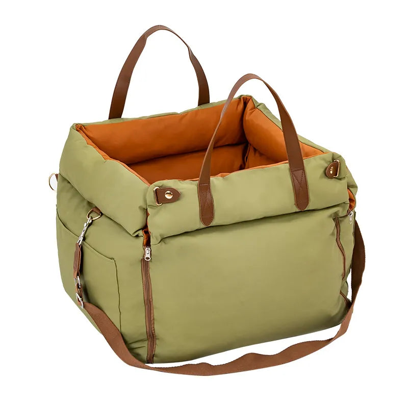 Portable Car Pet Safety Chair for Dogs & Cats – Washable Travel Pet Seat (55×50×45cm)