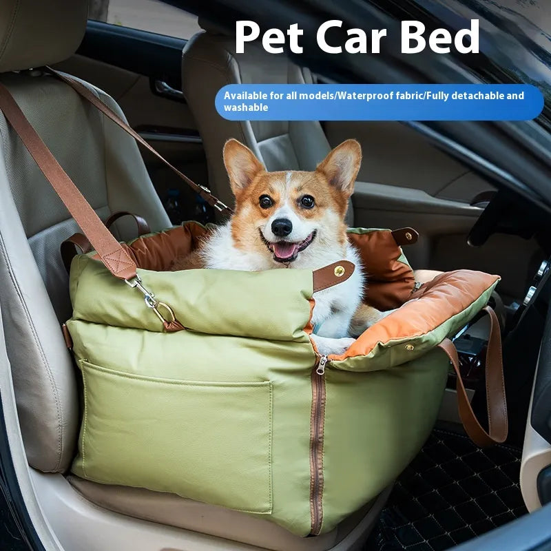 Portable Car Pet Safety Chair for Dogs & Cats – Washable Travel Pet Seat (55×50×45cm)